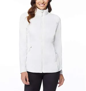 32 Degrees Cool Mixed Media Light weight Jacket White (Large)