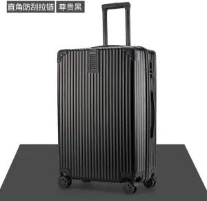 32-Inch Expandable Hardshell Travel Suitcase with Spinner Wheels and TSA Lock - Lightweight Black Luggage for Business Trips