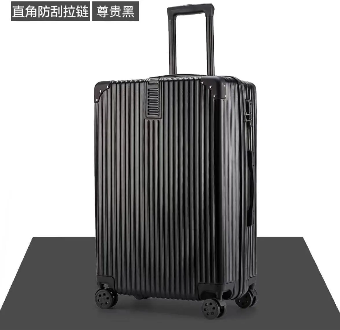 32-Inch Expandable Hardshell Travel Suitcase with Spinner Wheels and TSA Lock - Lightweight Black Luggage for Business Trips