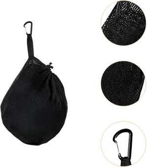 3X Single Ball Bag Storage Bag Mesh Carry Bag for Basketball Bowling Game