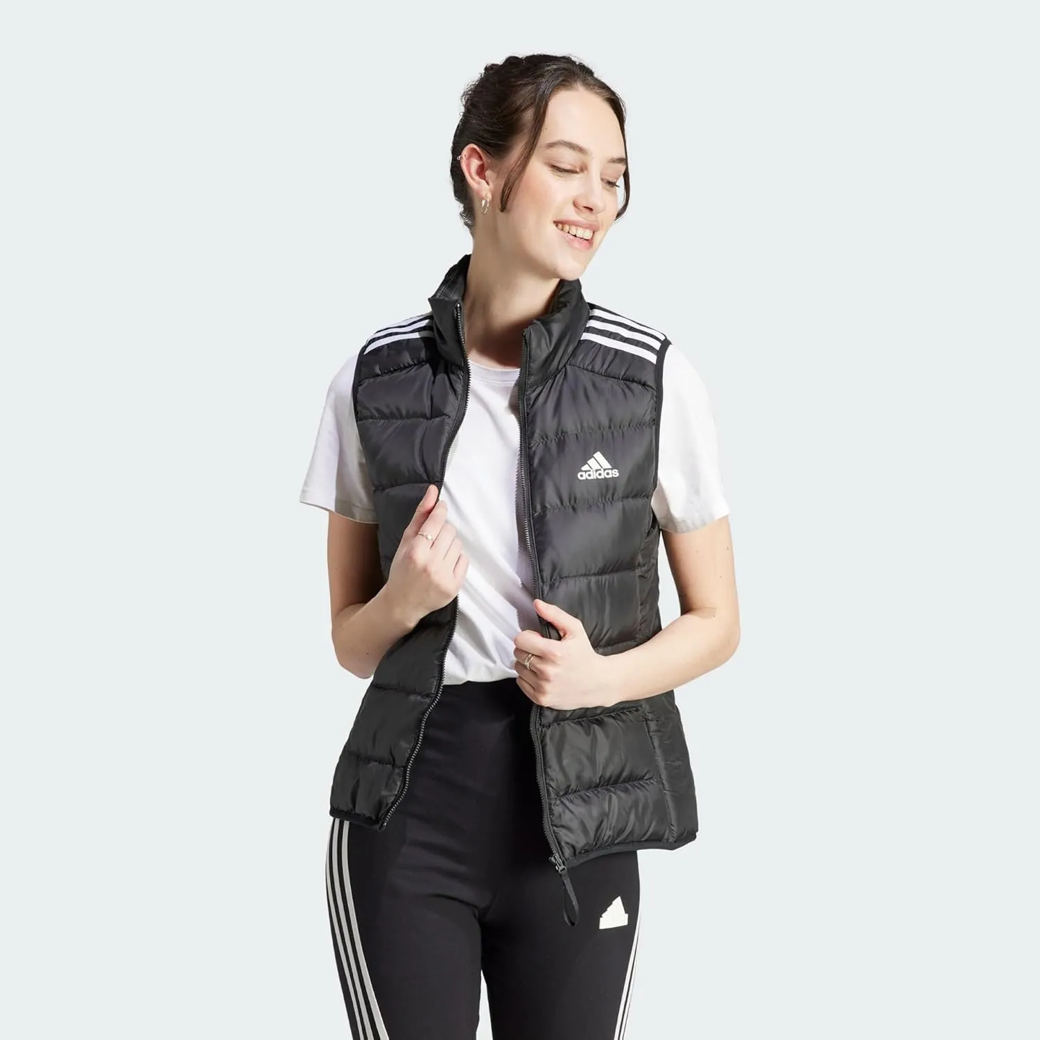 adidas Essentials 3-Stripes Light Down Vest Women's Jacket