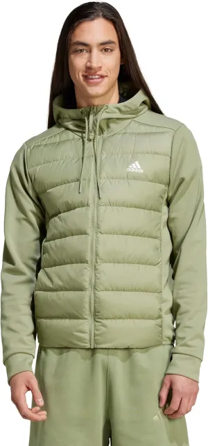 adidas Men's Essentials Hybrid Down Hooded Jacket