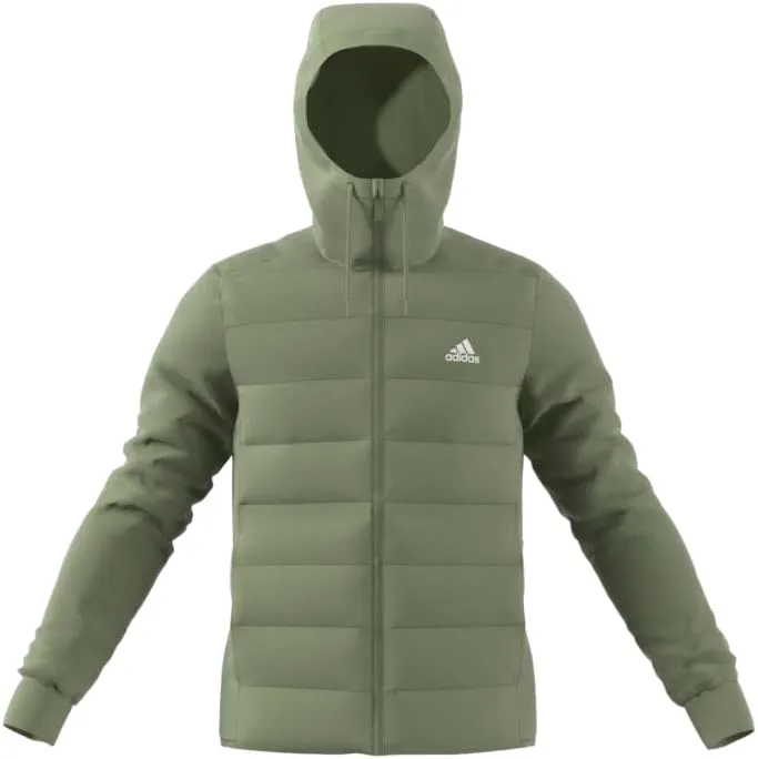 adidas Men's Essentials Hybrid Down Hooded Jacket