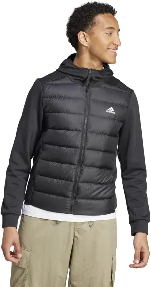 adidas Men's Essentials Hybrid Down Hooded Jacket