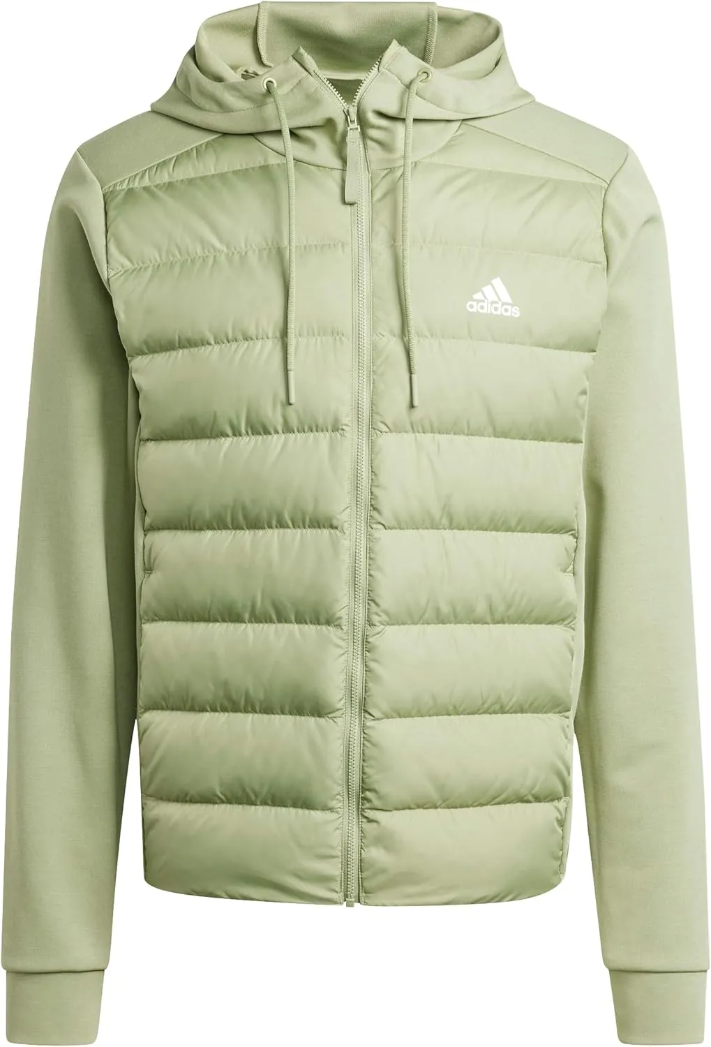 adidas Men's Essentials Hybrid Down Hooded Jacket