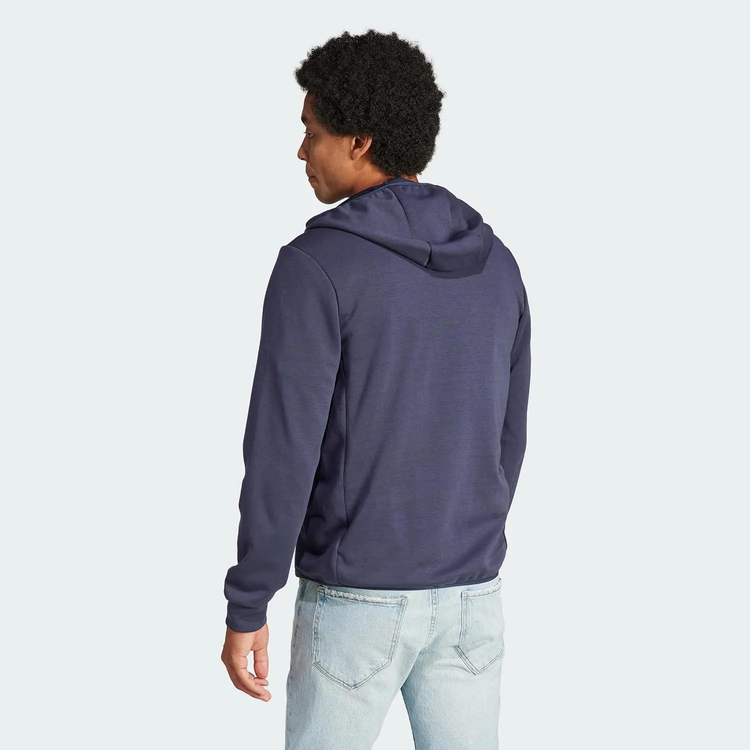 adidas Men's Essentials Hybrid Down Hooded Jacket
