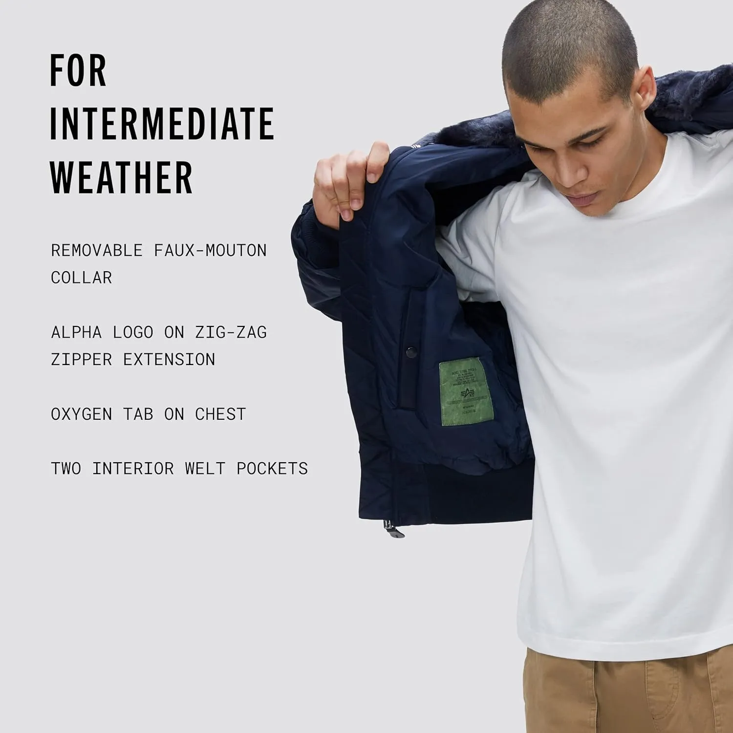 Alpha Industries Men's B-15 Flight Jacket