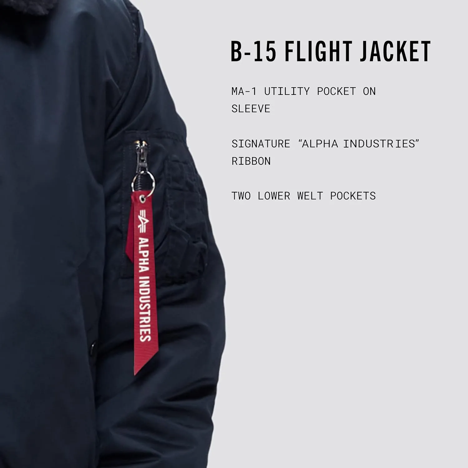 Alpha Industries Men's B-15 Flight Jacket