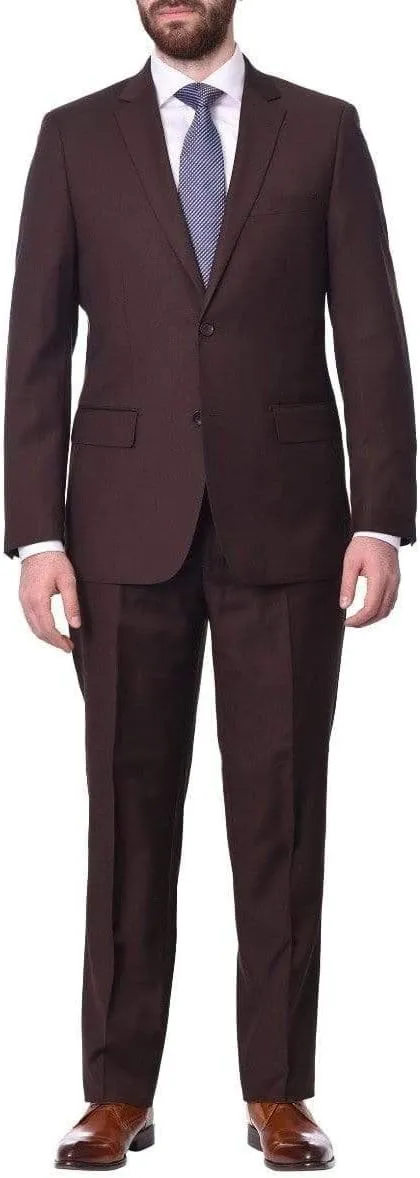 Arthur Black Mazara Classic Fit Two Button 100% Wool Wrinkle Resistant Suit