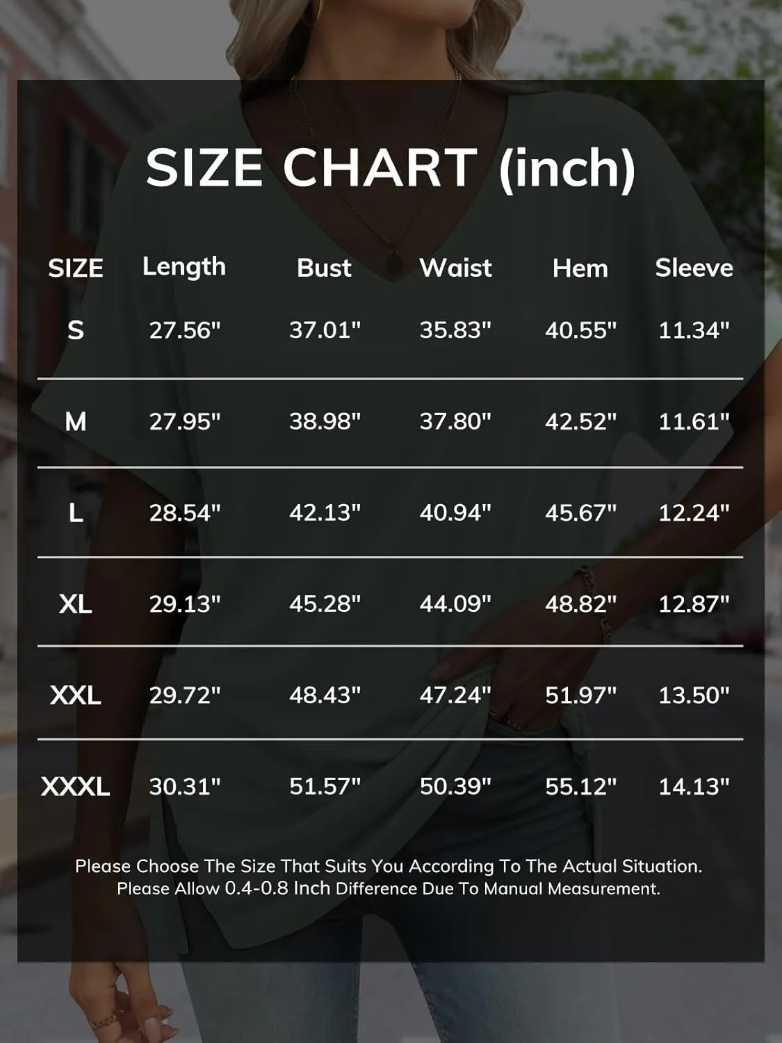 ATHMILE Womens Summer 2025 V Neck Casual Tunic Tops Spring Fashion Basic Trendy Outfits