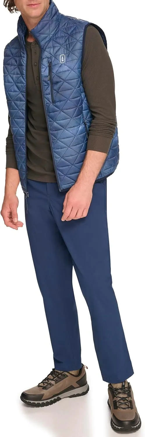 BASS OUTDOOR Men's Quilted Light Weight Packable Puffer