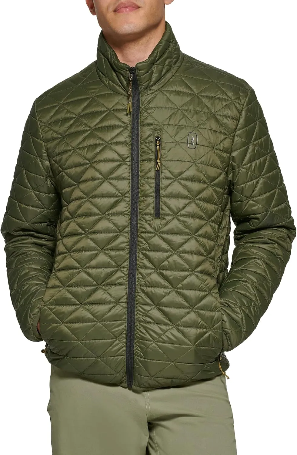 BASS OUTDOOR Men's Quilted Light Weight Packable Puffer