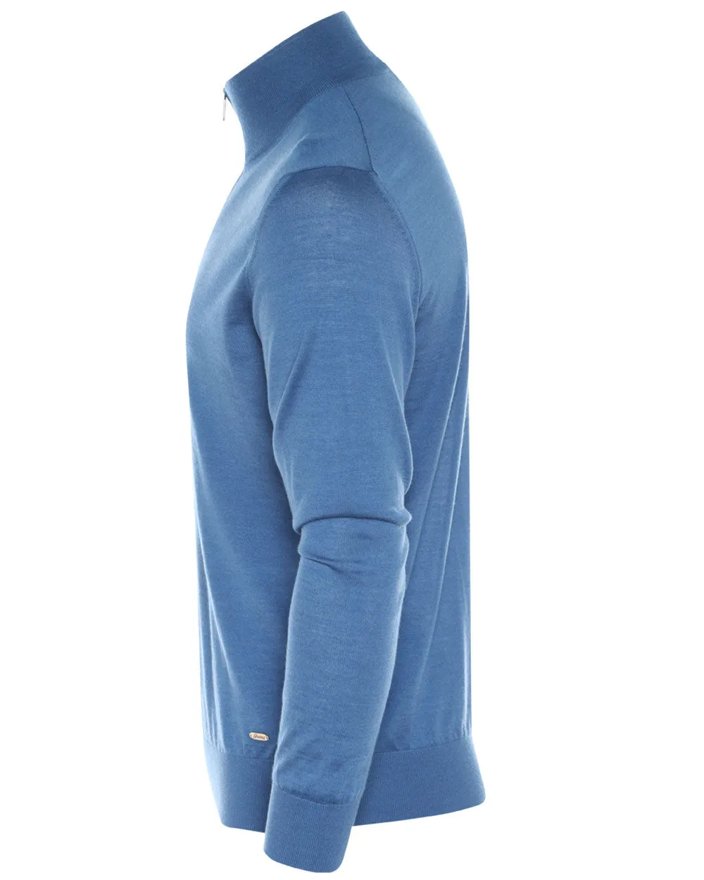Bluette Cashmere Blend Quarter Zip Sweater
