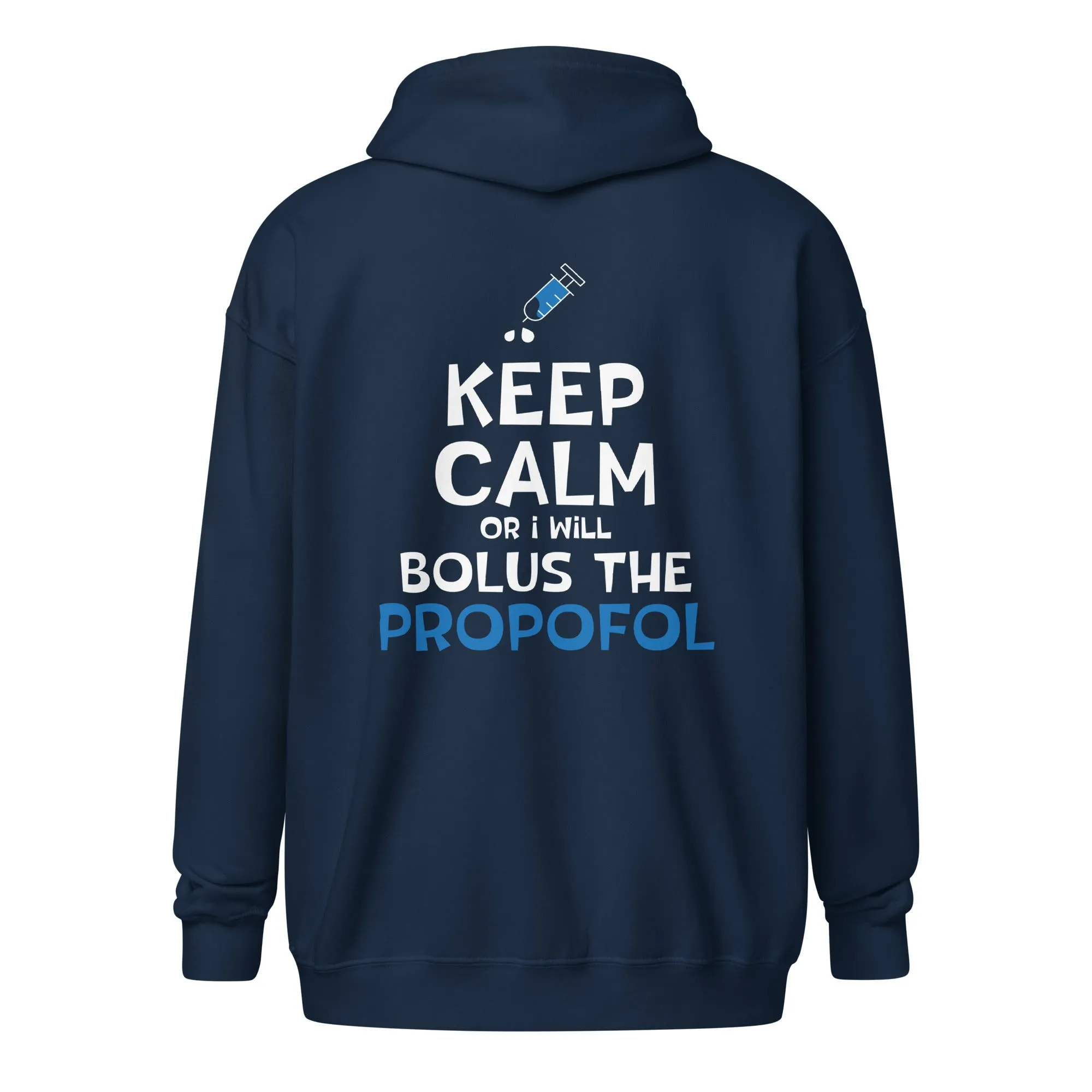 Bolus the propofol Unisex Zip Hoodie