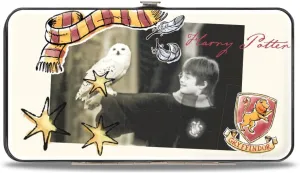 Buckle-Down Women's Hinge Wallet-Harry Potter, 7" x 4"