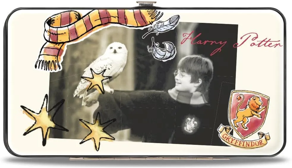 Buckle-Down Women's Hinge Wallet-Harry Potter, 7" x 4"