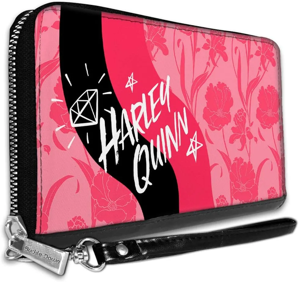 Buckle-Down Women's PU Zip Around Wallet Rectangle-Birds of Prey, 7.5"x4.5"