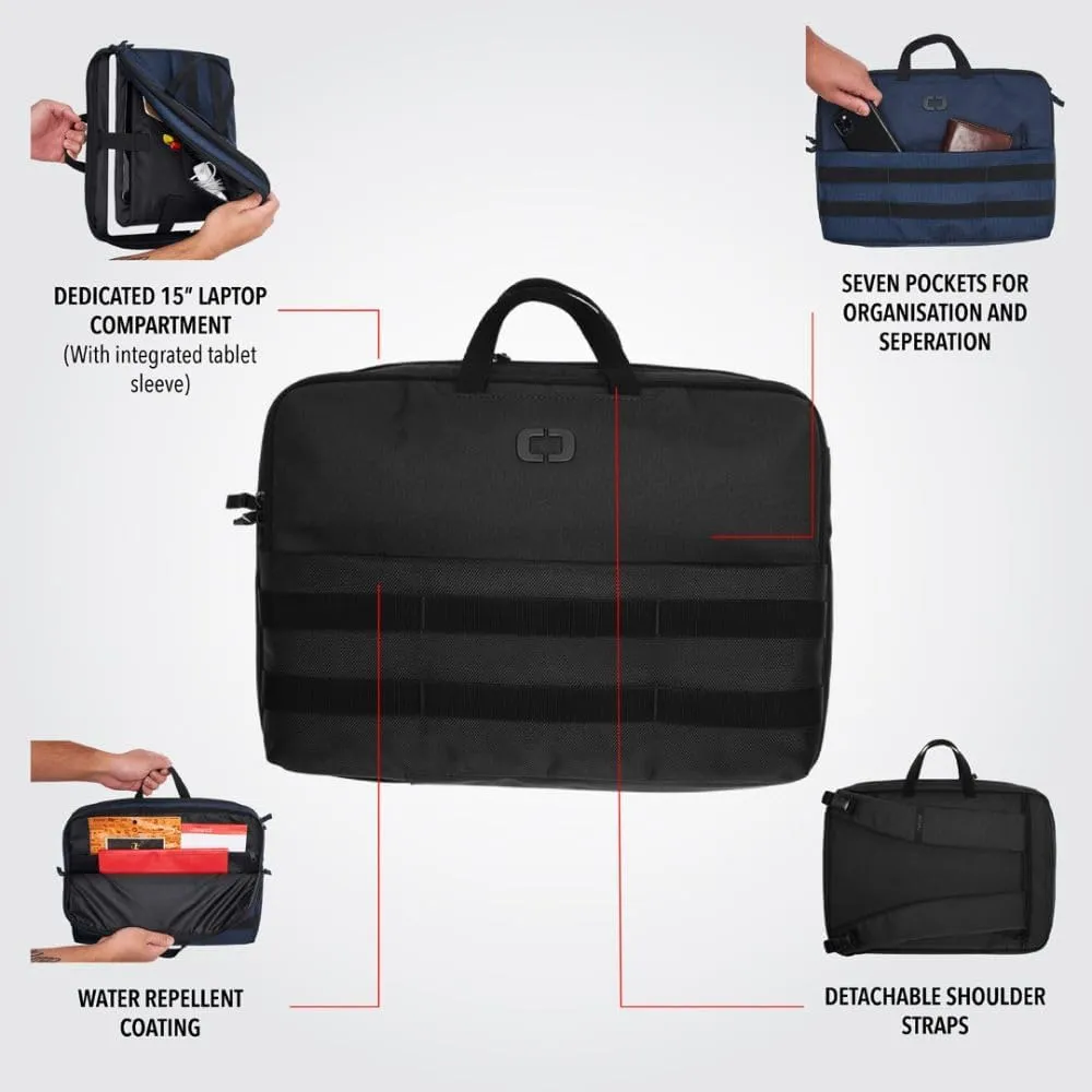 Callaway OGIO Pace Pro 10 Briefcase Backpack Black