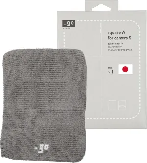 Camera Cover, Square W, Made in Japan, S size, Light Gray