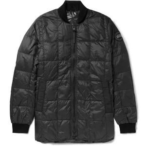 Canada Google Black Quilted Down Bomber Jacket