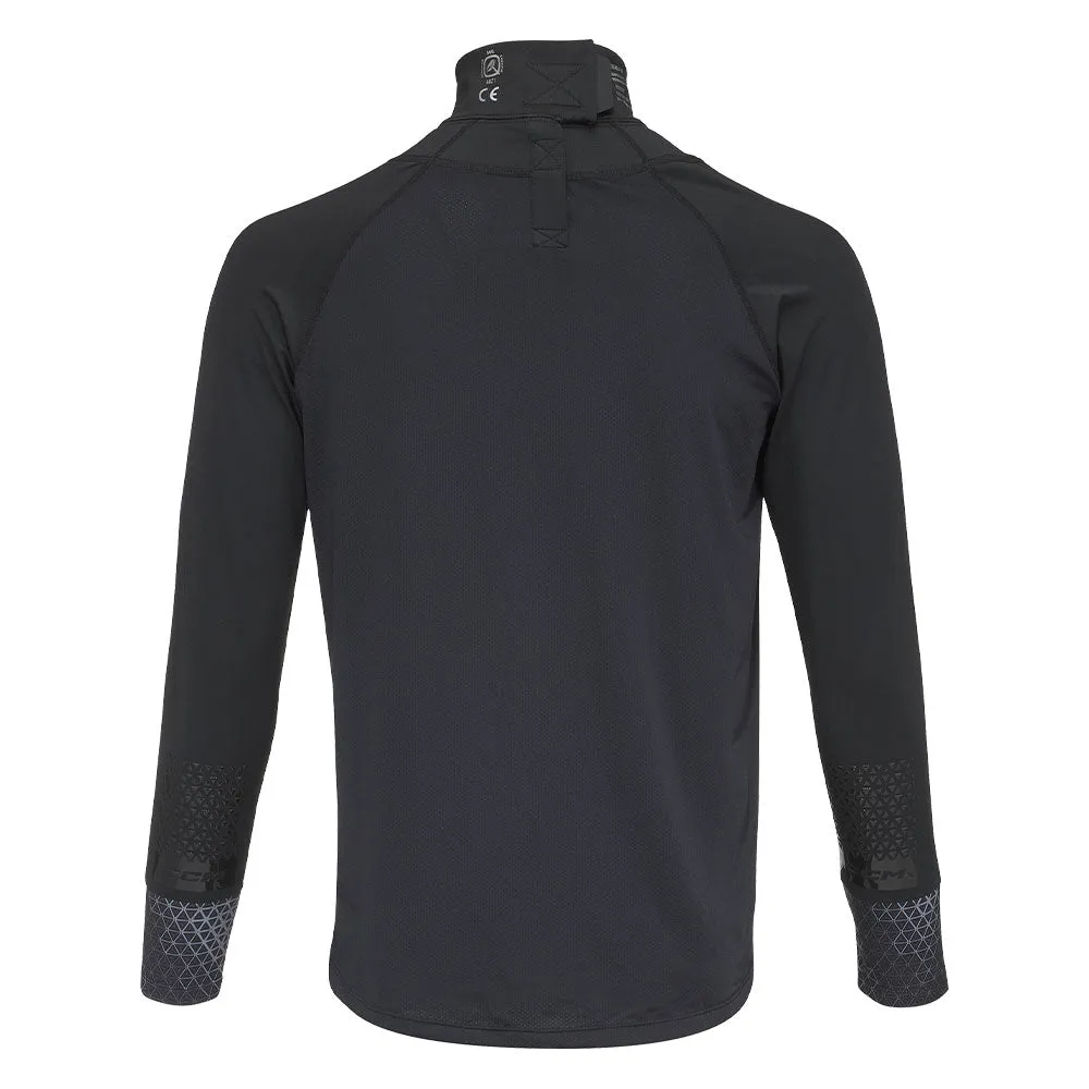 CCM CUT PROTECTION NECK GUARD SENIOR COMPRESSION LONG SLEEVE SHIRT
