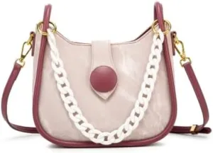 China Bag Cowboy Pink Chain Bucket Bags Bags Women 2024 New Large Capacity Premium Sense Niche Shoulder Crossbody Design