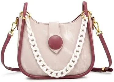 China Bag Cowboy Pink Chain Bucket Bags Bags Women 2024 New Large Capacity Premium Sense Niche Shoulder Crossbody Design