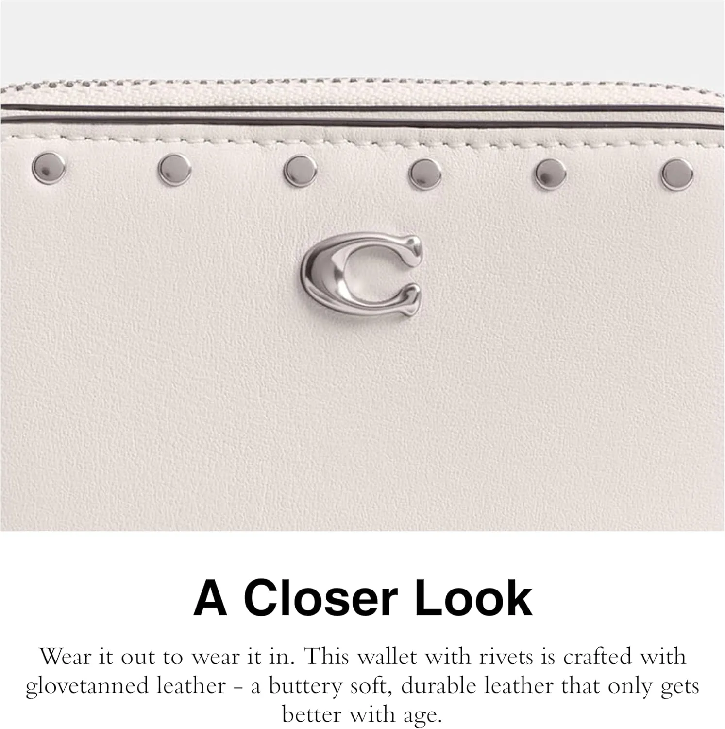 Coach Women's Billfold Wallet Small Zip Around