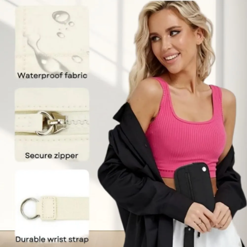 Convely Wristlet Wallet, Convely Essential Wristlet, Puffer Wristlet Wallets for Women, Waterproof, Hands-Free