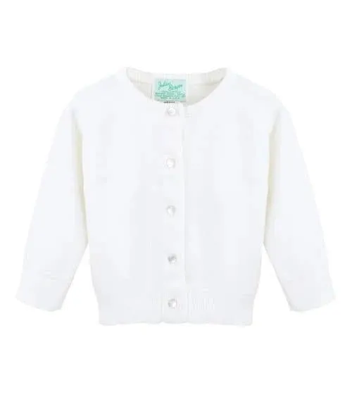 Cotton Cashmere Girl's Cardigan