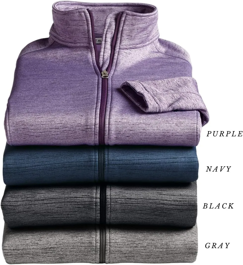 Custom Embroidered Women's Digi Stripe Fleece Full Zip Jacket for Nurses, Medical Workers