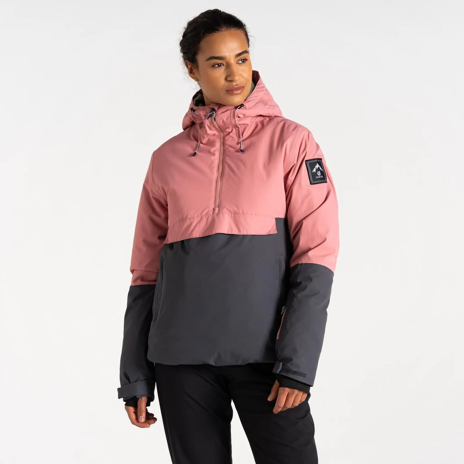 Dare 2b Womens Snowburst Overhead Hooded Ski Skiing Jacket