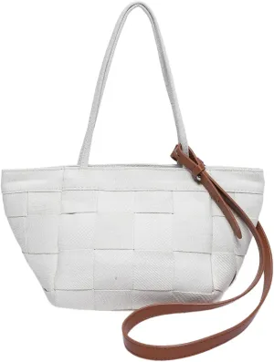 Denim Tote Bag Purses for Women Woven Denim Bucket Bag Trendy Shoulder Handbag