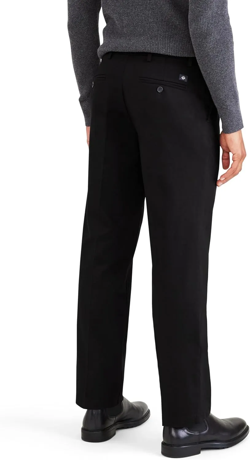 Dockers Men's Classic Fit Signature Iron Free Khaki with Stain Defender Pants - Pleated (Regular and Big & Tall)