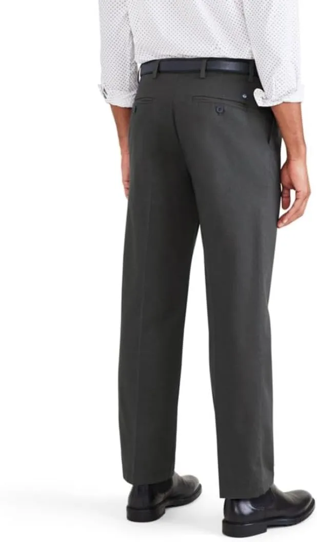 Dockers Men's Classic Fit Signature Iron Free Khaki with Stain Defender Pants - Pleated (Regular and Big & Tall)