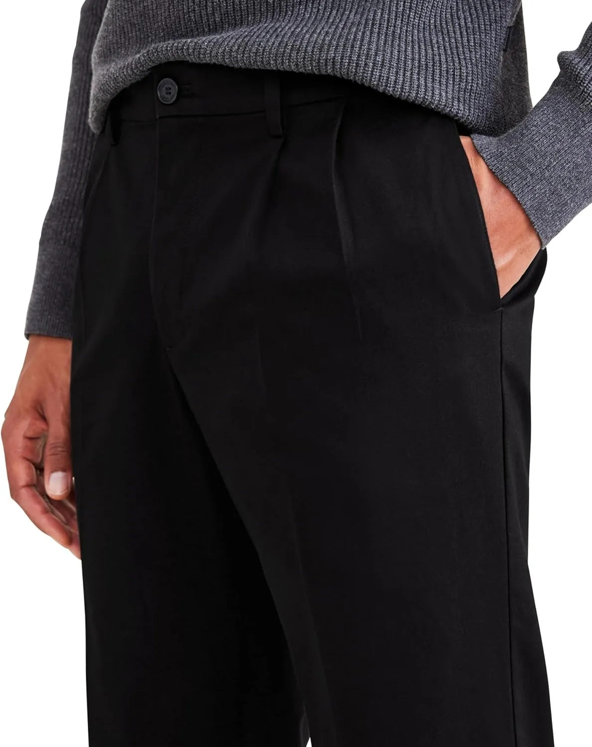 Dockers Men's Classic Fit Signature Iron Free Khaki with Stain Defender Pants - Pleated (Regular and Big & Tall)