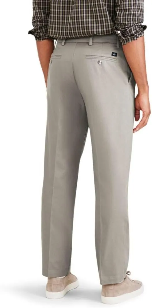DOCKERS Mens Classic Fit Signature Iron Free Khaki With Stain Defender Pants - Pleated (Regular and Big & Tall)