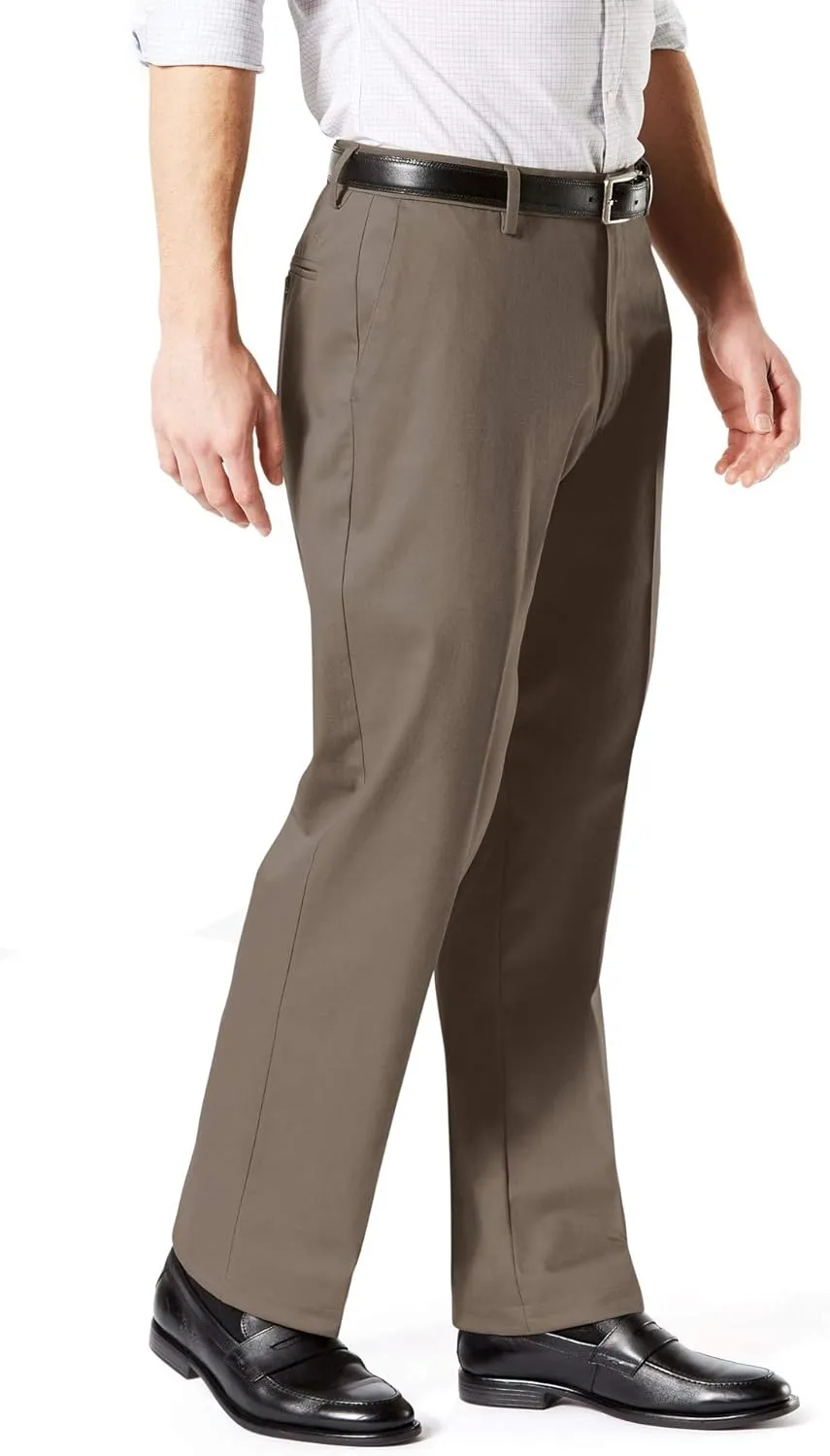 Dockers Men's Classic Fit Signature Khaki Lux Cotton Stretch Pants