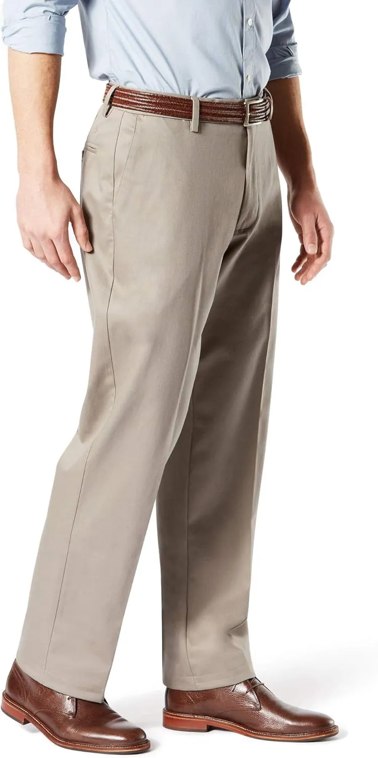 Dockers Men's Classic Fit Signature Khaki Lux Cotton Stretch Pants