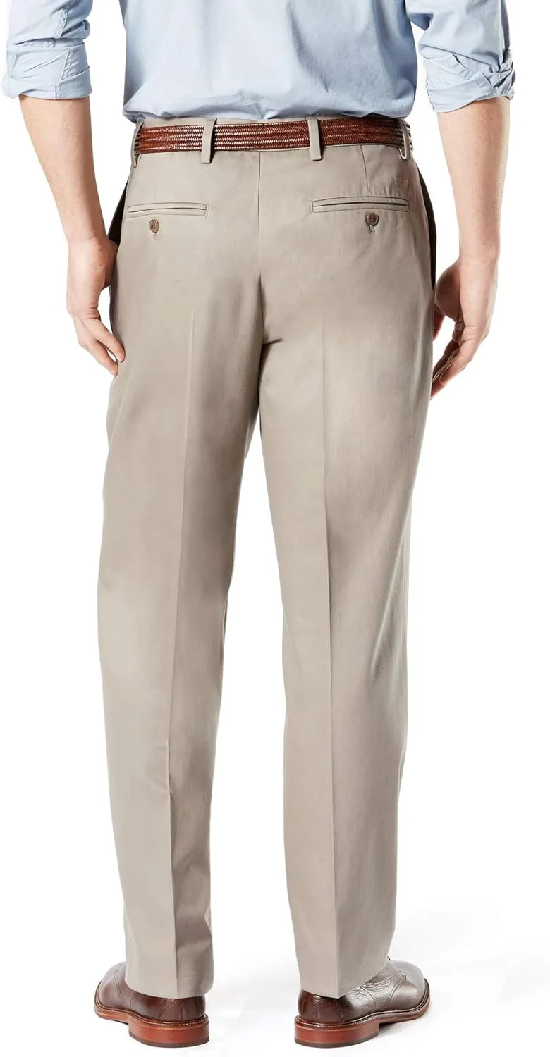Dockers Men's Classic Fit Signature Khaki Lux Cotton Stretch Pants