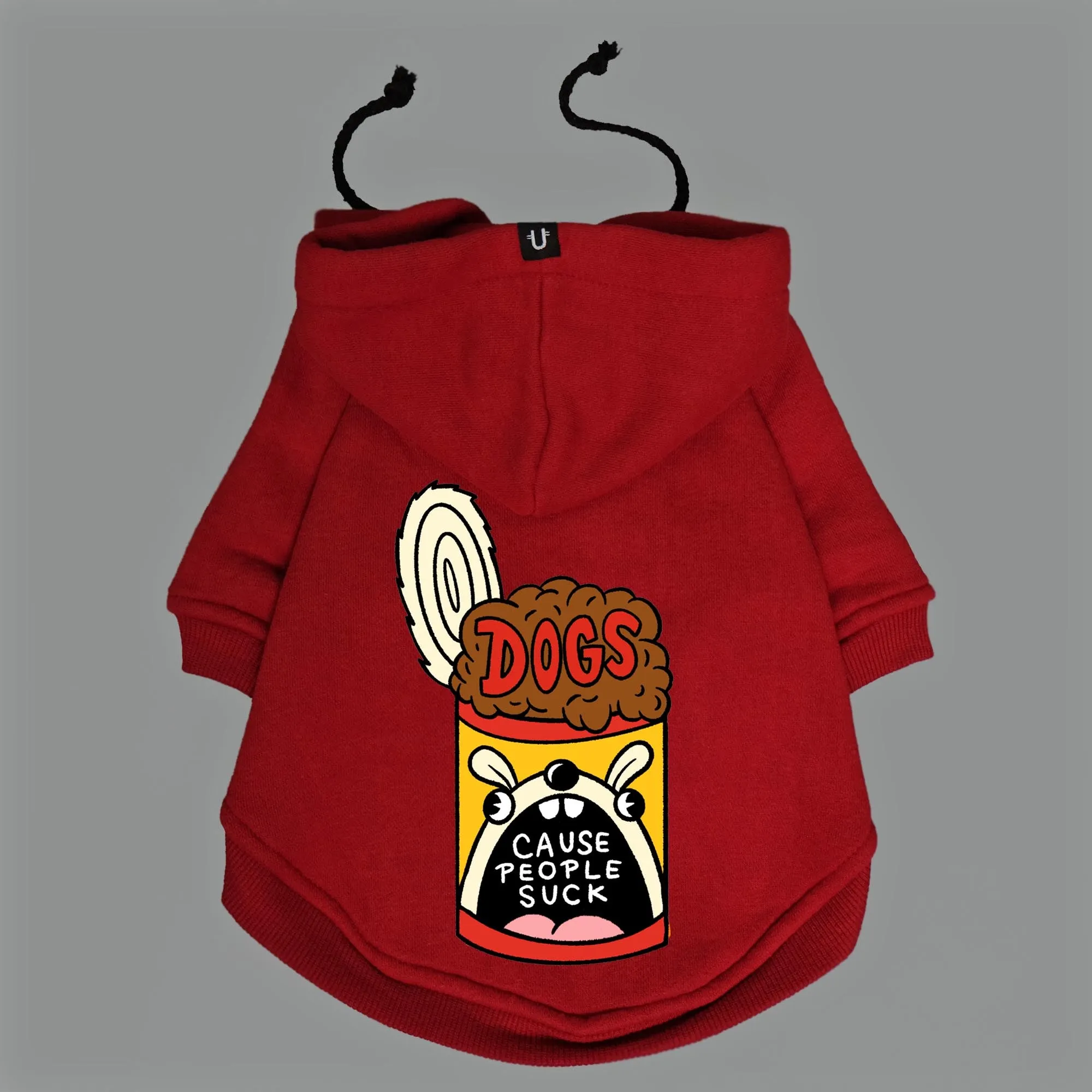 Dogs Cause People Suck Dog Hoodie