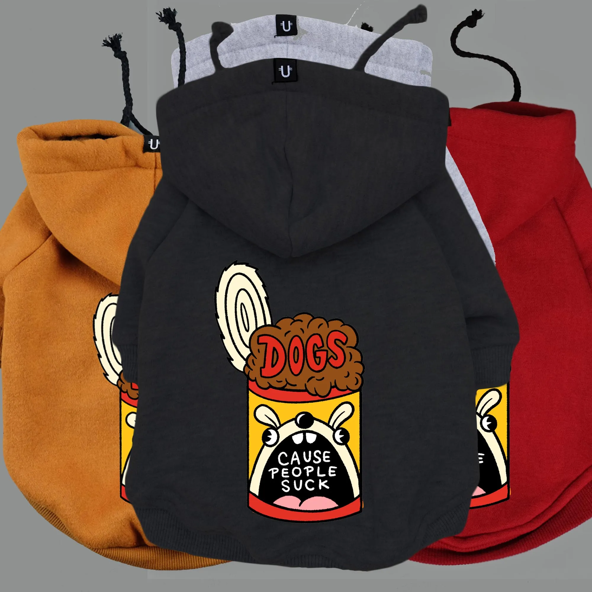 Dogs Cause People Suck Dog Hoodie