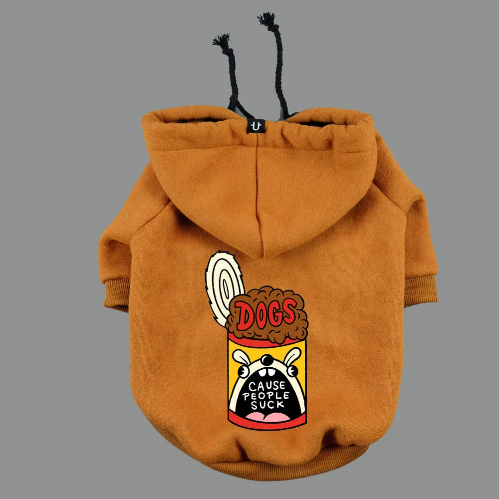 Dogs Cause People Suck Dog Hoodie