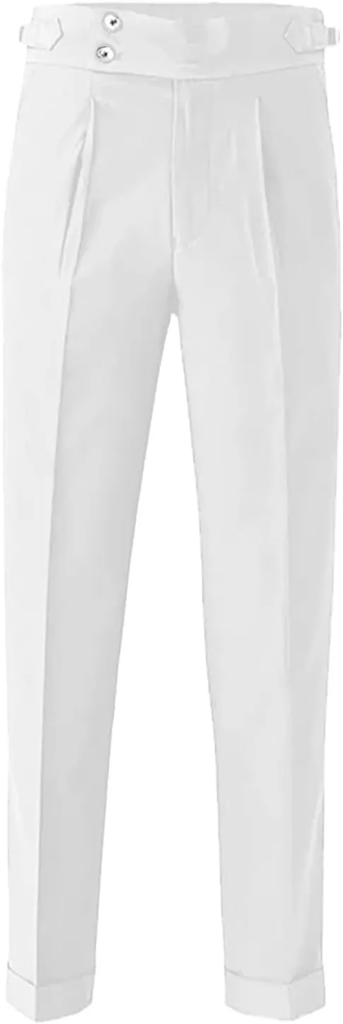 Dress Pants Mens Pants Casual Classic Fit Business Solid Color Straight Comfy Slim Fit Elastic Waist Pant with Pockets