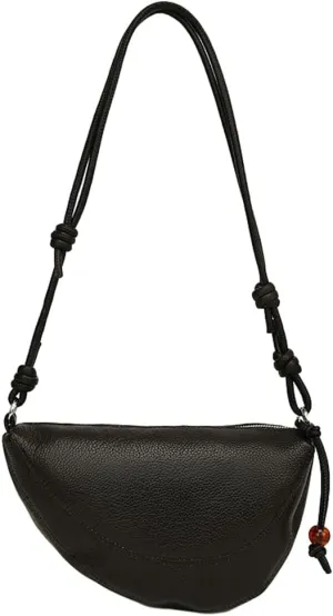 Dumpling Bags for Women Crescent Cross Body Bags for Casual Life Solid Color Shoulder Saddle Bag with Removable Strap