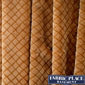 Faux Fur - Checkered Salmon
