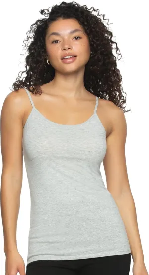 Felina | Cotton Modal Camisole | Stretch | Basic Light Heather Gray