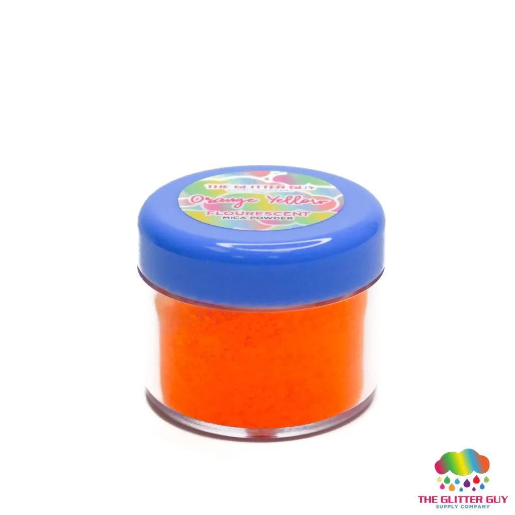 Fluorescent Series Mica Powder - Orange Yellow