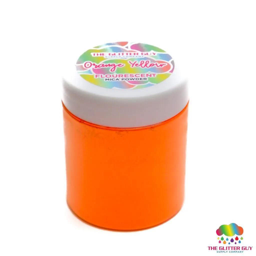 Fluorescent Series Mica Powder - Orange Yellow