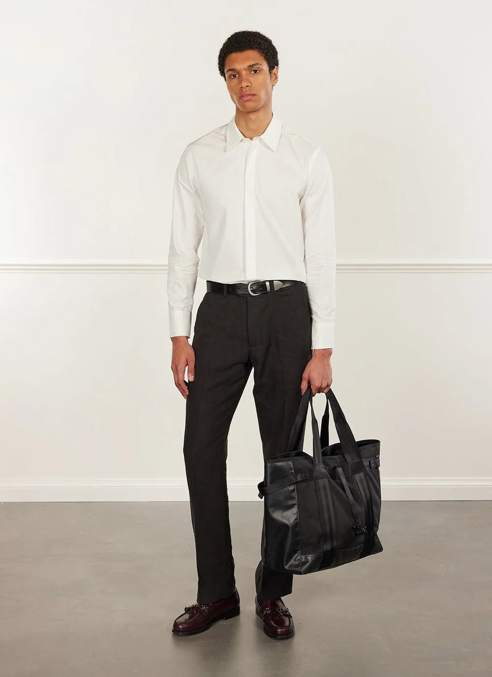 Formal Dress Shirt | Cotton Poplin | White